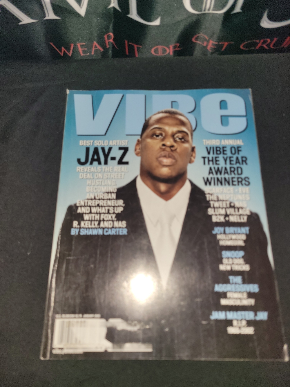 Vibe Magazine Featuring Jay-Z - Blue Cover 01/2003